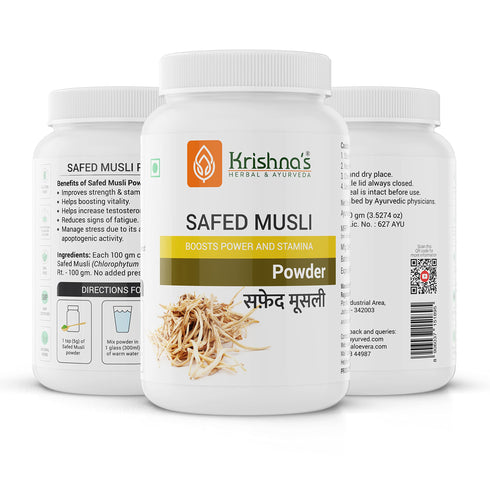 Krishna'S Herbal & Ayurveda Safed Musli Powder